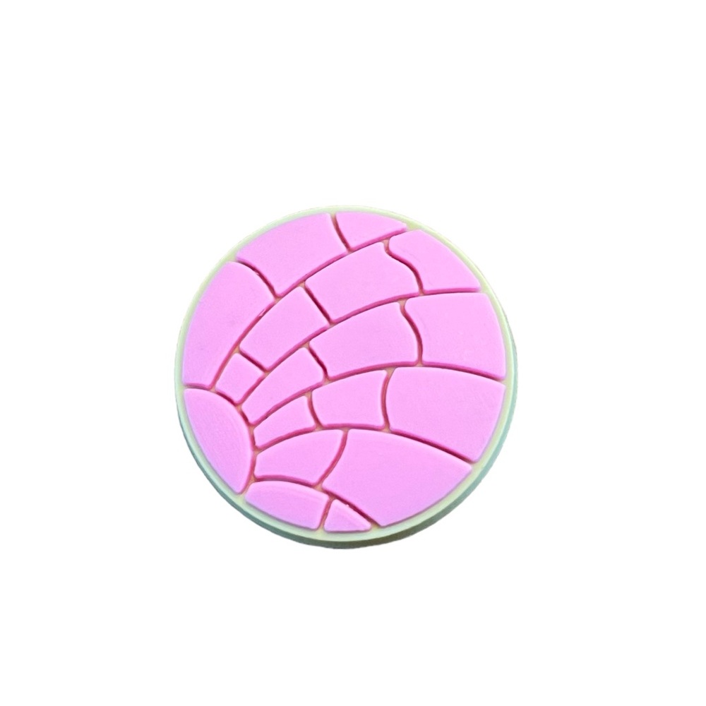 Pink Concha Croc Charm